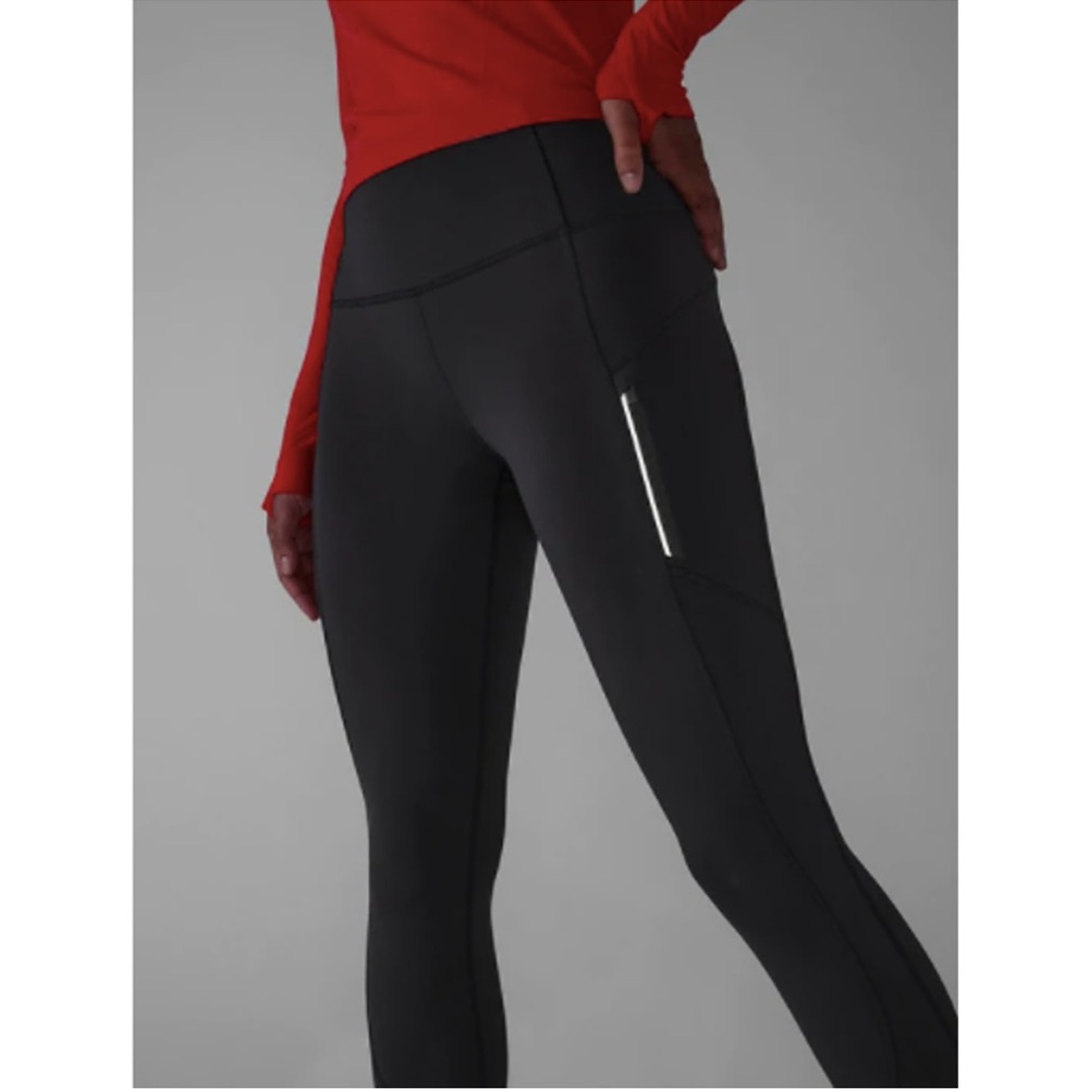 Athleta Rainier Tights Black Women's Leggings Compression Active Workout XS NEW